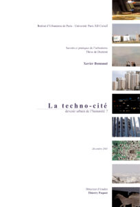 Thèse – La technocité : devenir urbain de l’humanité ?