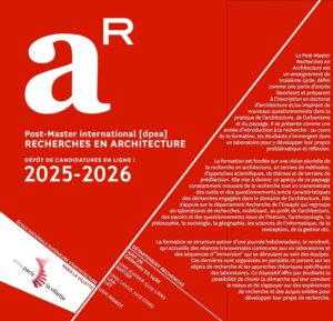Post-Master International, Recherches en architecture