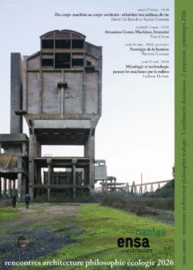 Rencontres architecture philosophie écologie